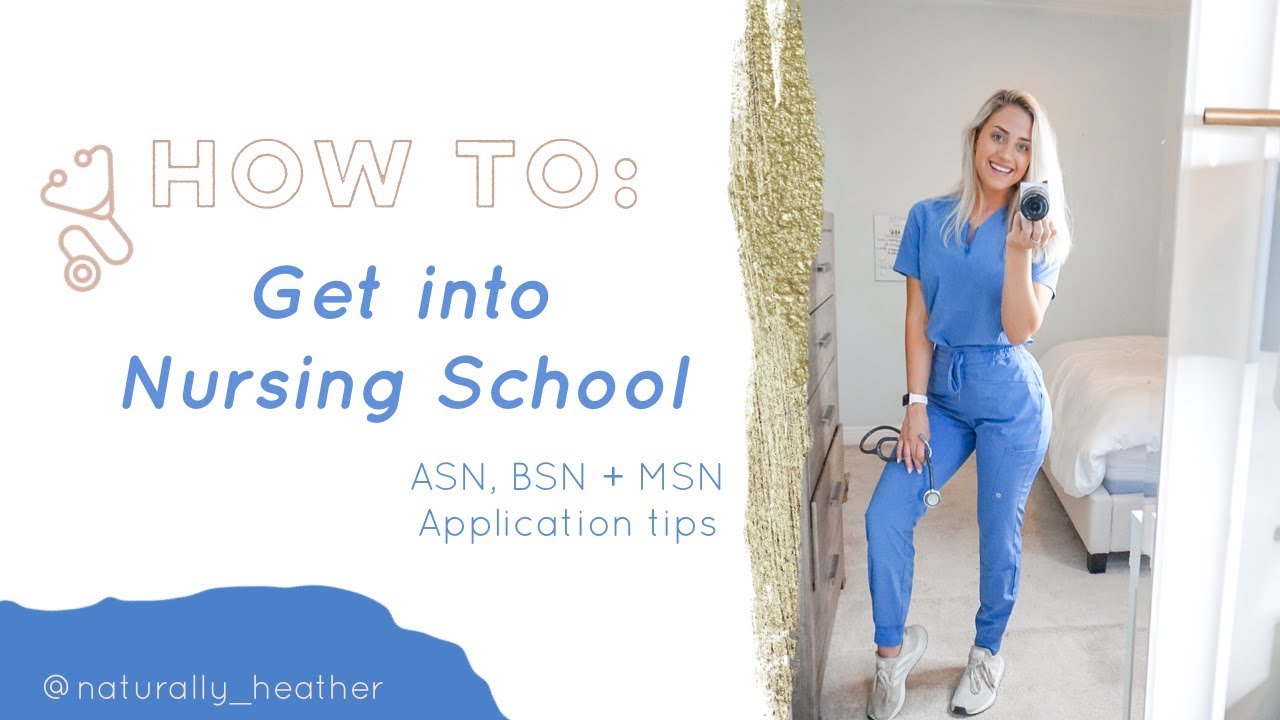 How To: Get Into Nursing School! - YouTube