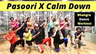 Pasoori X Calm Down Bhangra Dance Workout | Pasoori Bhangra Coke Studio | FITNESS DANCE With RAHUL