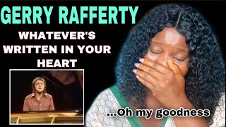 This brought tears to my eyes😢First time hearing Gerry Rafferty -Whatever’s in your heart |Reaction