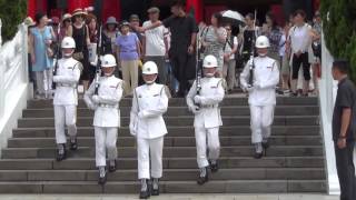 台湾　忠烈祠　衛兵交代式