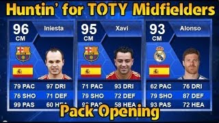 FUT 13 - TOTY Midfielder Hunt Pack Opening