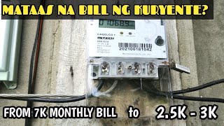 GANITO GINAWA KO PARA BUMABA ANG BILL NG KURYENTE NAMIN. FROM 7K to 3K