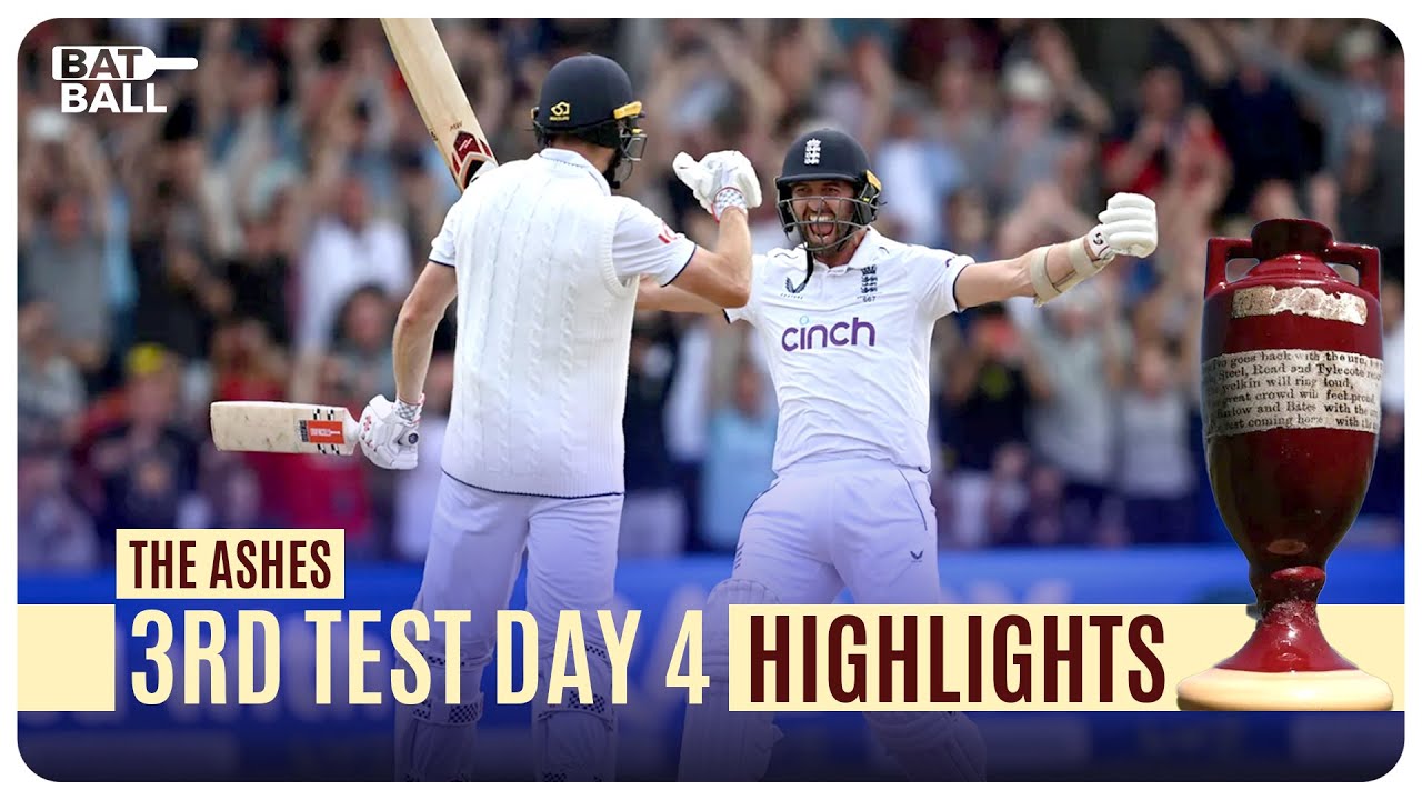 3rd Test - Day 4 | Highlights | The Ashes | England Vs Australia | 9th ...