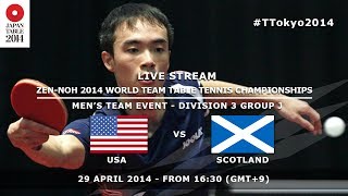 #TTokyo2014: USA - Scotland