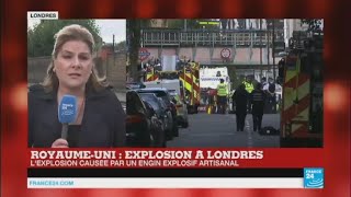 Londres: une vingtaine de blessés après l'explosion d'une bombe artisanale