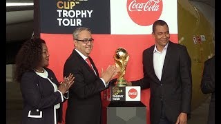 Ｗ杯トロフィー、日本到着＝２８日から一般公開－サッカー