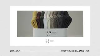 [29CM Special - Order] 1507 BASIC TROUSER LIP SOCKS - GRADATION PACK