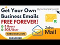 Get Your Own Custom Business Emails, FREE FOREVER with Zoho Mail