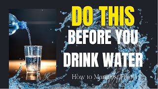 How to use the Water Technique | Law of Attraction