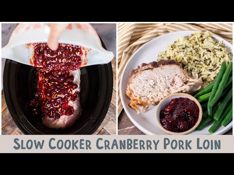 Slow Cooker Roast Pork with Cranberries Recipe