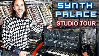 SYNTH PALACE | Synth studio tour | Synthesizer reviews + music studio