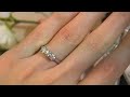 md113 trilogy diamond engagement ring