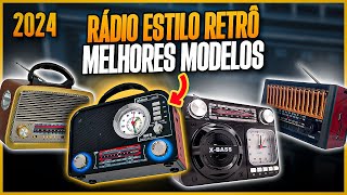 MELHORES RÁDIOS RETRÔ para Comprar em 2024! 4 Modelos Potentes e Baratos - Rádio Retrô Vintage