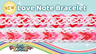 NEW Love Note Reversible Rainbow Loom Bracelet Tutorial by Angelynn (TutorialsByA™) - Intermediate