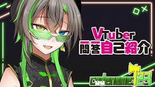 【#Vtuber一問一答自己紹介】自己顕示、しちゃうか！【#codename123】