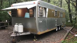 Update on our 1969 Boles Aero vintage trailer