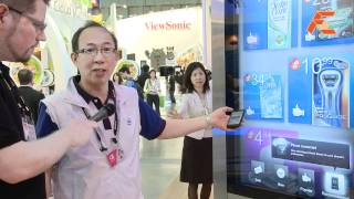 Intel Fusion Proglide interactive screens at Computex 2011