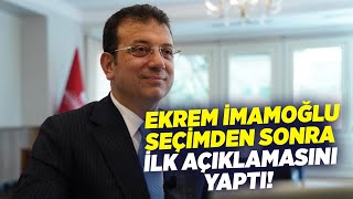 Ekrem İmamoğlu Seçimden Sonra İlk Açıklamasını Yaptı! | KRT Haber