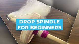 How to spin with a drop spindle