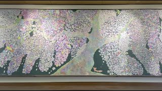 【美唄探索】日本一大きな黒板に桜が描かれていたので我路レストハウスまで観に行った