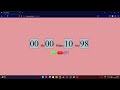 Create Stopwatch using Vanilla javascript