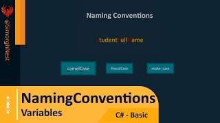 C# Tutorial - Basic - 016 - Naming Conventions