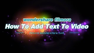 How to add text and titles to video (advanced tutorial) with Filmora