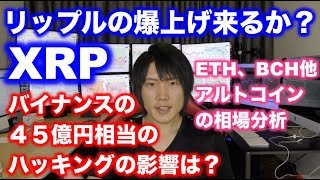 【XRP】リップル爆上げ来るか！ビットコインドミナンス、他アルトコインとリップルの値動きの関係性から予測するリップルの爆上げについて。