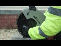 Evolution R300DCT+ Electric Disc Cutter Concrete Cut Off Saw with water dust suppression