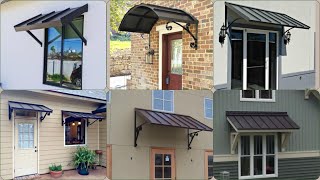 front door awning design | window canopy ideas #viral #metalartCrafts #homedecor