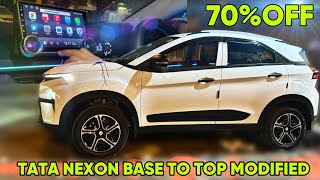 TATA NEXON  🔥PURE BASE TO TOP MODIFIED ✅WITH 70% OFF || TATA PUNCH FULLY BASE TO TO MODIFICATION ✅