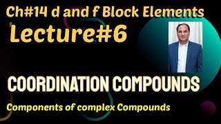 Ch#14 |Lec#6 || Coordination Compounds, Components of Complex Compounds, Ligands