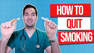 How To Quit Smoking Cigarettes And Stop | Pharmacist Explains