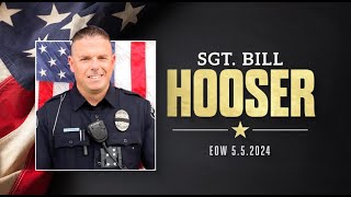 Funeral services held for Utah police Sgt. Bill Hooser, killed in line of duty