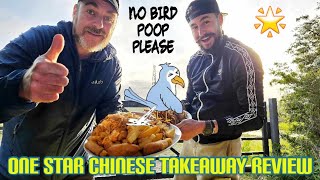 Hopefully we don't have BIRD POOP on our 1 star Chinese food review