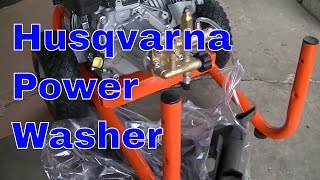 Husqvarna Power Washer 3200 Max PSI Unboxing \u0026 Review