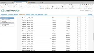 How to create an appointment & Schedules & Schedule Exceptions Appointment Plus Software
