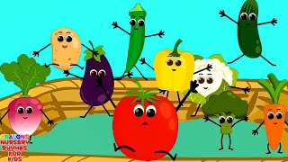 Ten Little Vegetables - Learn Vegetables+ More Nursery Rhymes and Kids Songs