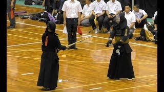 2019年【 - ３回戦 - 福岡第一 vs 東海大星翔 - 】大麻旗争奪剣道大会 - high level kendo