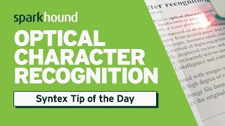 Syntex Tip of the Day - OCR