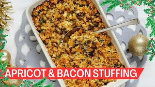 🎄*CHRISTMAS* APRICOT \u0026 BACON STUFFING Recipe | PERFECT WITH TURKEY | Christmas Dinner Recipe