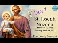 St. Joseph Novena 👉 Day 1 Prayer Novena