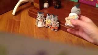 моя семья серых котят Sylvanian Families