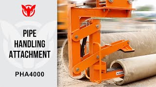 Pipe Lifter | Tube Lifter Handling Attachment | PHA4000 | Aardwolf