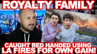 Royalty Family Caught ON THE STREET For Using LA Wildfire Tragedies For Their Own Gain | DISGUSTING