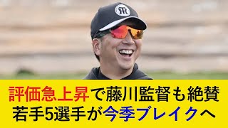 【ネクストブレイク】藤川監督が名指しで絶賛するなど、評価が急上昇！ブレイクが期待される若手5選手が楽しみすぎる【阪神タイガース】