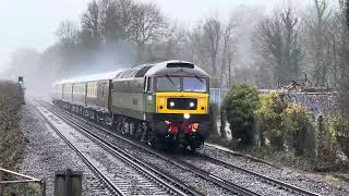 D1925 (47805) Roger Hoskins MA 1925-2013 passing Shawford with 5Z55