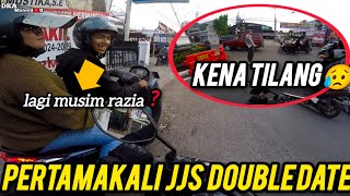 PERTAMAKALI JJS DOUBLEDATE ‼️KENA TILANG ❓