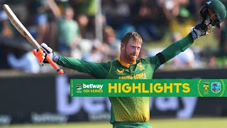 Proteas vs West Indies | 3rd ODI Highlights | 18 March 2023 | JB Marks Oval, Potchefstroom