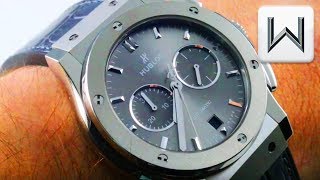 Hublot Classic Fusion Racing Grey Chronograph Titanium 42mm 541.NX.7070.LR Luxury Watch Review